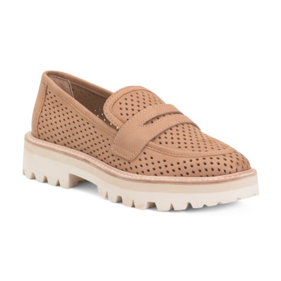 NEW DOLCE VITA Suede Malila Loafers for women in toffee 7253j2 - Picture 5 of 11